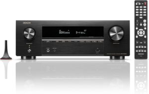 1. Denon AVR-X1800H 7.2 Channel AV Receiver for Home Theater