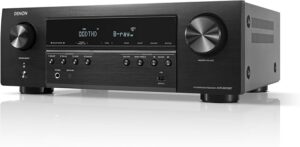 2. Denon AVR-S570BT 5.2 Channel AV Receiver for Home Theater