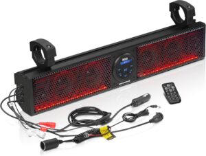3. BOSS BRT26RGB Golf Cart Sound Bar
