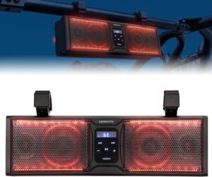 7. KEMIMOTO 16 Inch Golf Cart Sound Bar