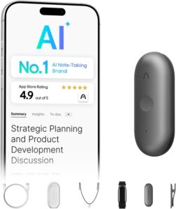 Plaud NotePin S AI Voice Recorder